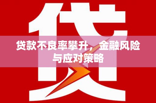侯马贷款不良率攀升，金融风险与应对策略
