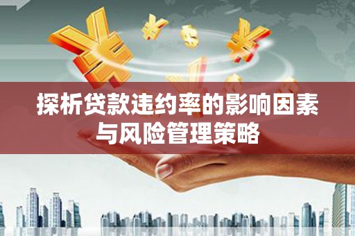 侯马探析贷款违约率的影响因素与风险管理策略