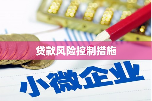 侯马贷款风险控制措施